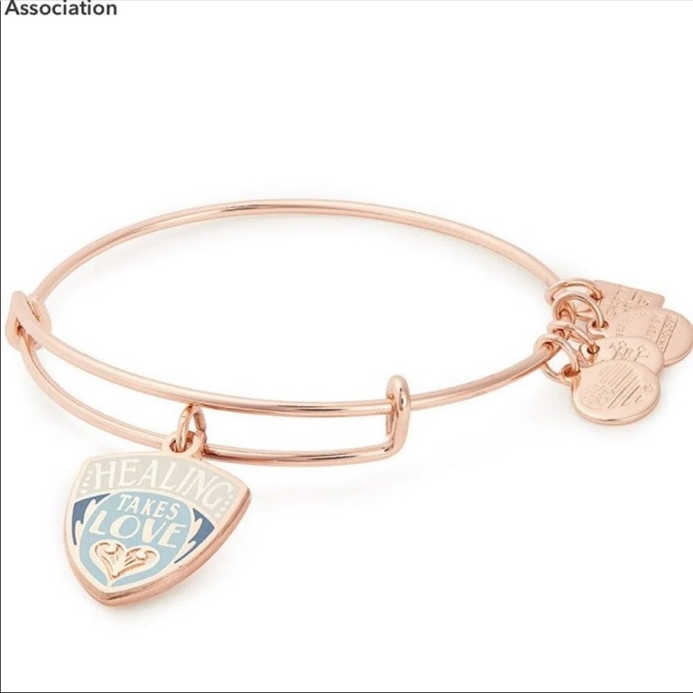 NWT Alex and Ani Healing Takes Love bangle